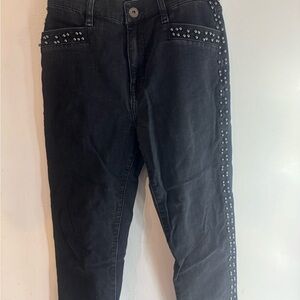 Embellished pistola denim